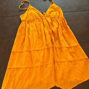 Target Women's Mini Dress - Vibrant Orange